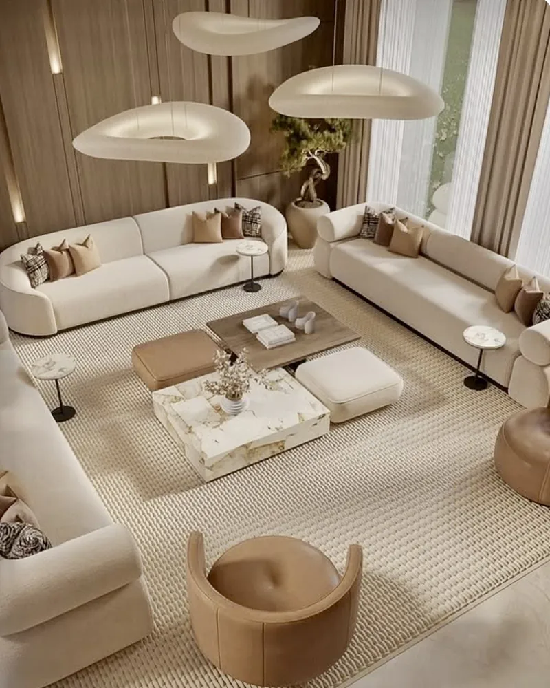 חלל בחבילת Luxury: הדמיית עיצוב