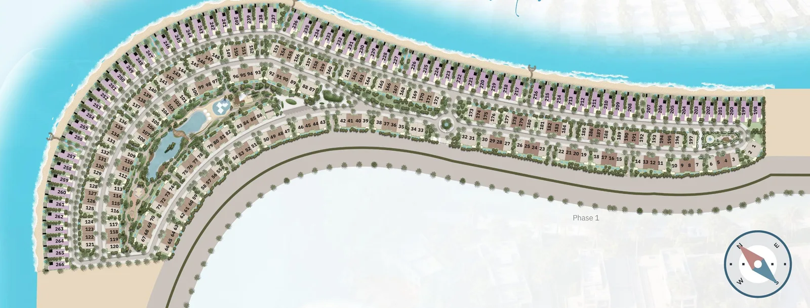תוכנית האי מתוך מסמכי היזם — ⁦The View Island⁩