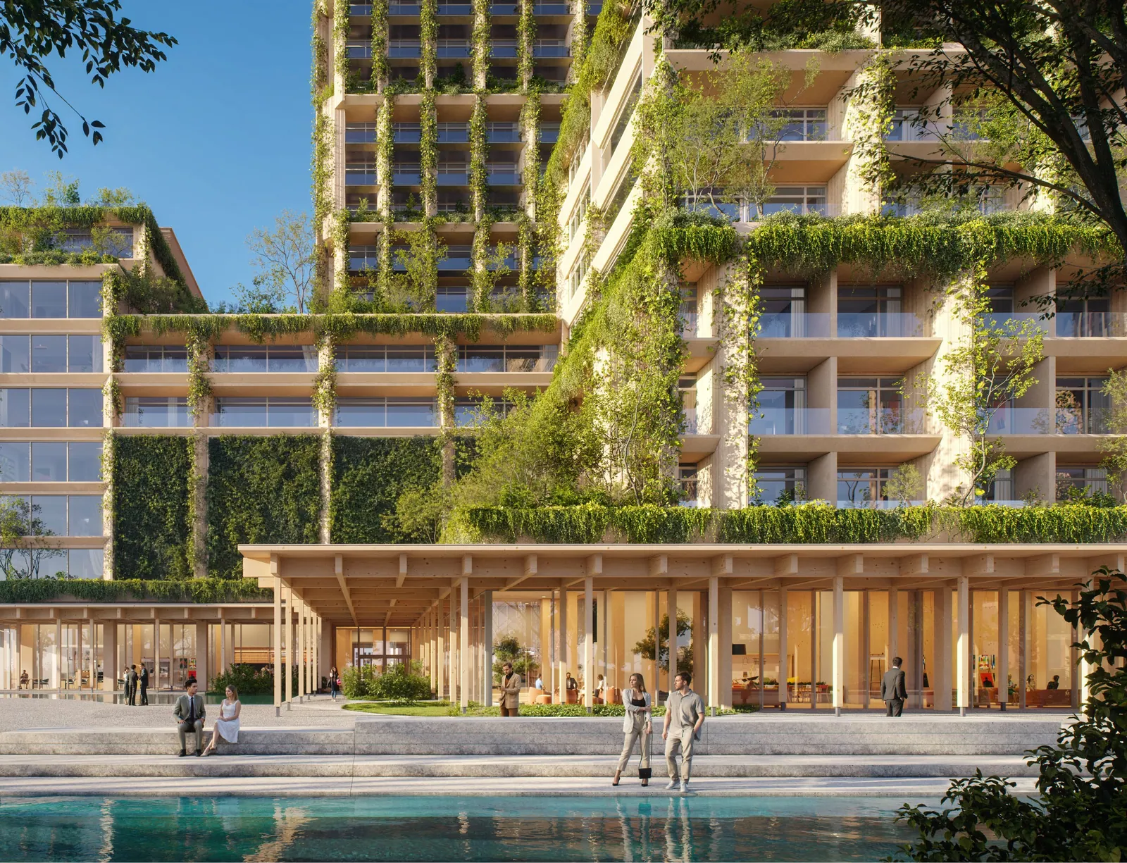 Silk Towers by Kengo Kuma, קו ראשון לים בבטומי #4