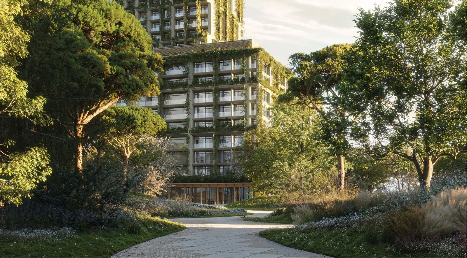 Silk Towers by Kengo Kuma, קו ראשון לים בבטומי #5