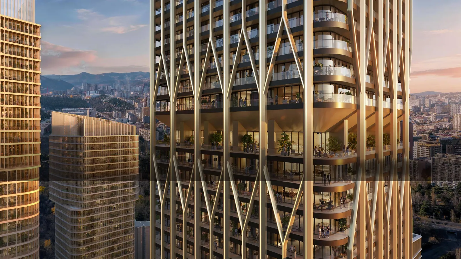 Trump Tower Tbilisi של Archi, Downtown Tbilisi #5